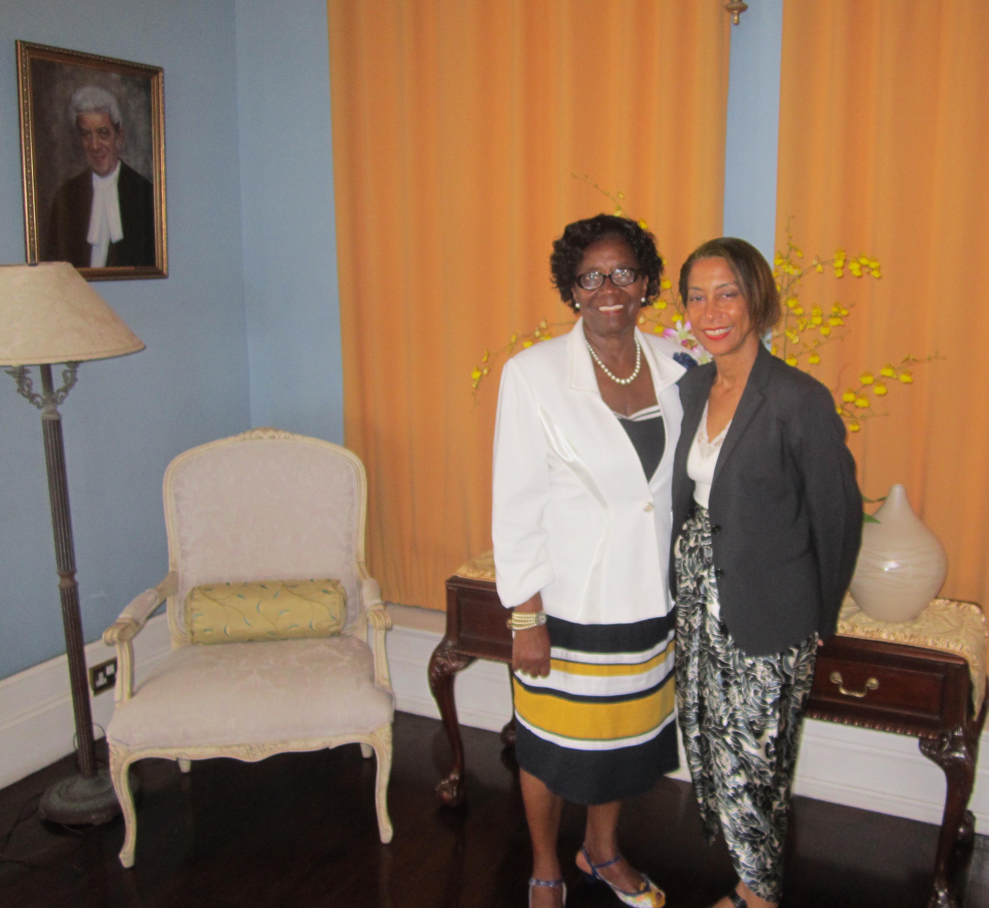 OAS Representative -Farewell Audience with Saint Lucia's Governor-General(August 22, 2013)